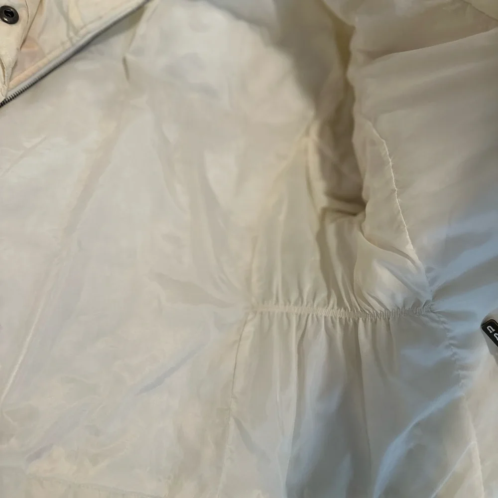 VTG Y2K Def Jam University ‘84 Women’s Sz: XL Cream Full Zip PufferJacket.
